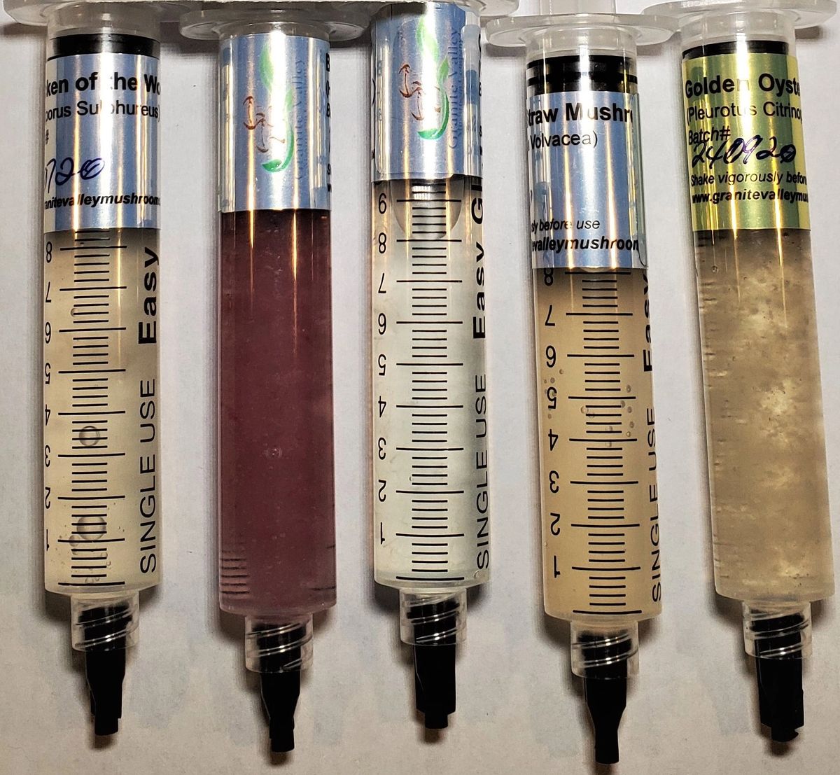 5 Pack of Premium Liquid Cultures